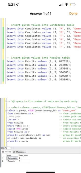 There are some rules to going about this: • There are many constituencies in a state and many candidates who are contesting the <b>election</b> from each constituency. . Given a database of the results of an election hackerrank solution